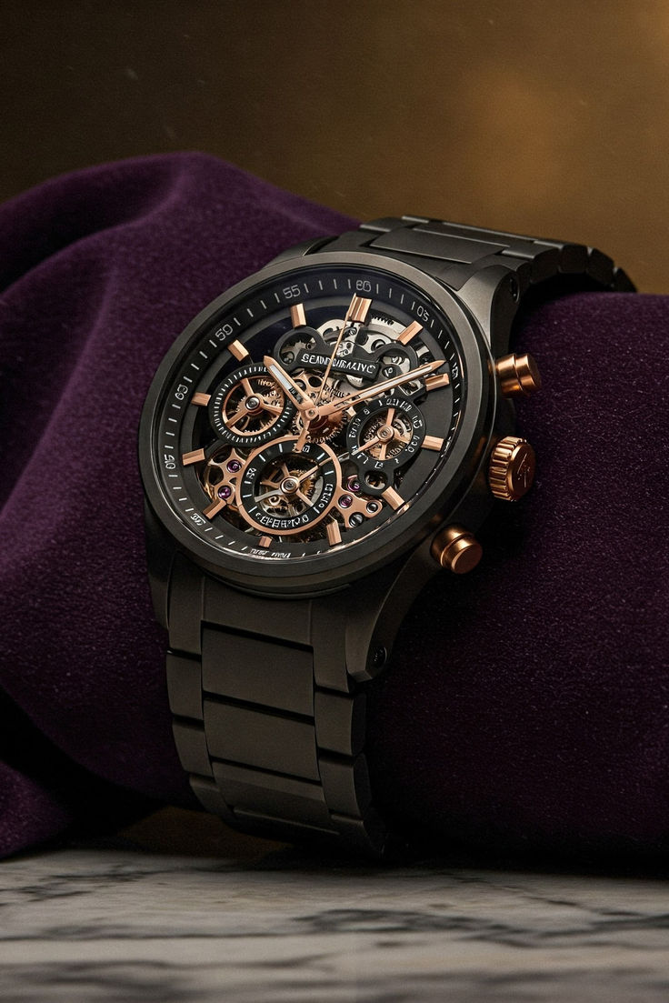 Luxury gold watch